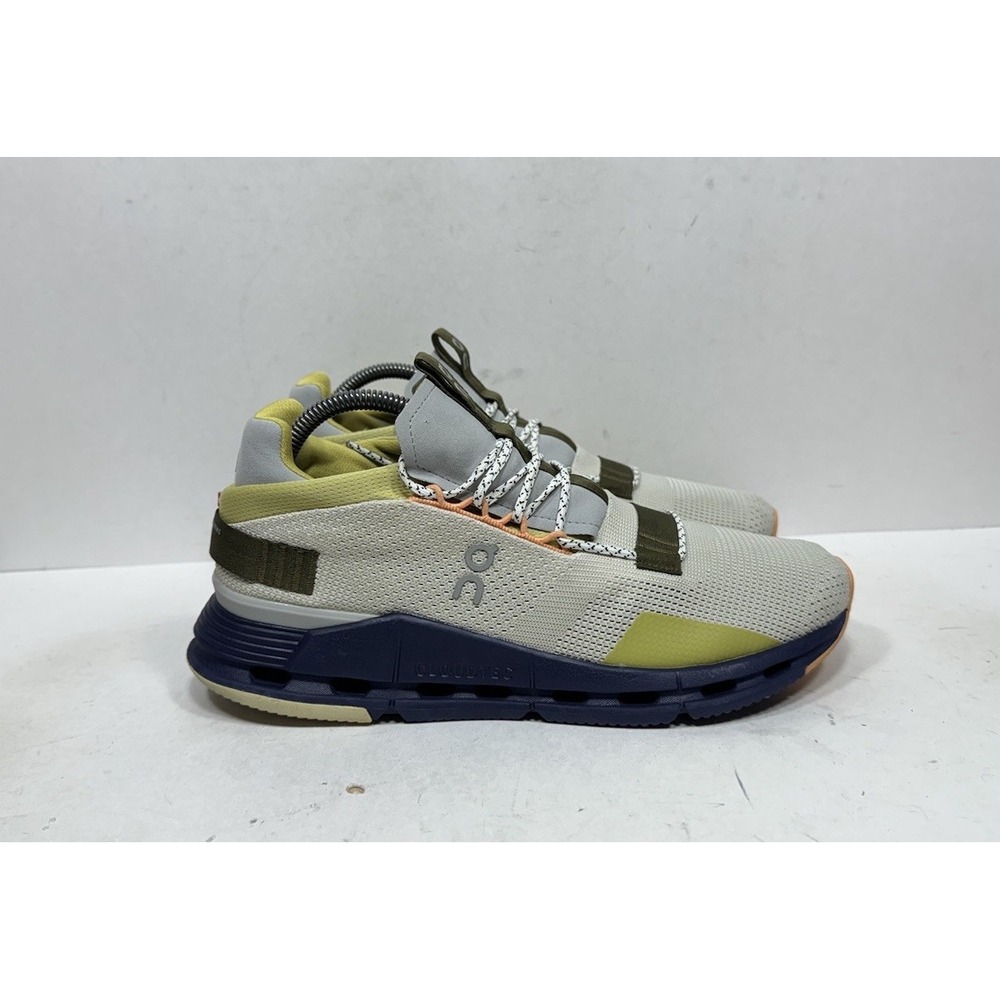 On Running Cloudnova Shoes Women's Size 10 Cream Camo‎ Sneakers Cloud